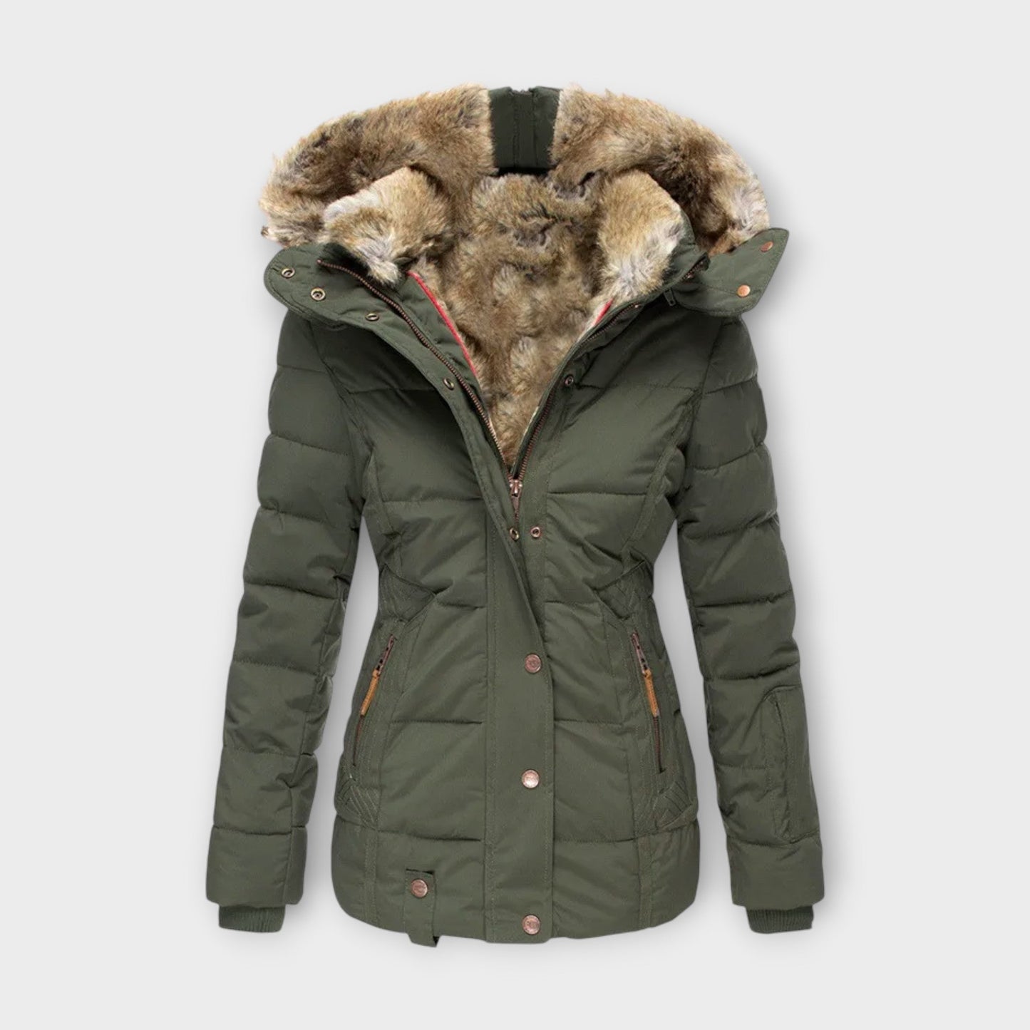 Emine - Cosy Faux Fur Lined Jacket