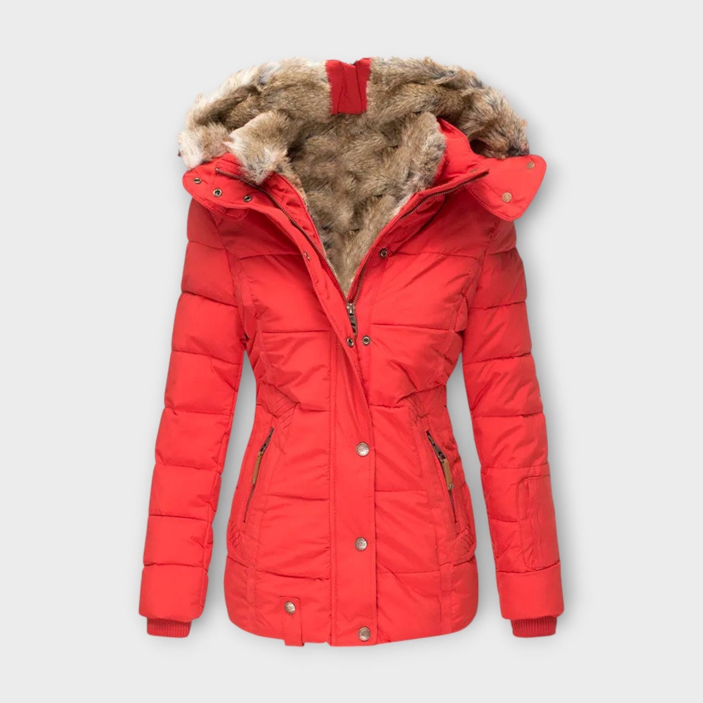 Emine - Cosy Faux Fur Lined Jacket
