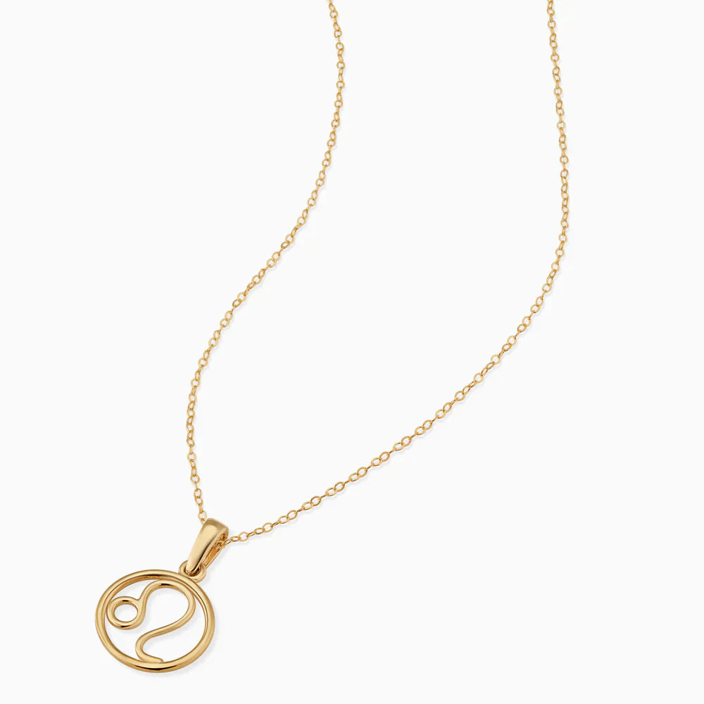 18k gold zodiac necklace