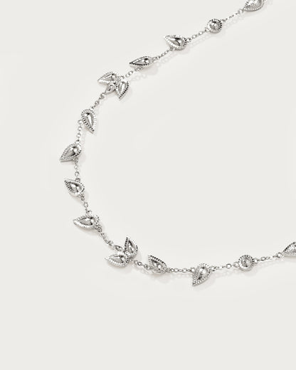 Petal Chain in Silver