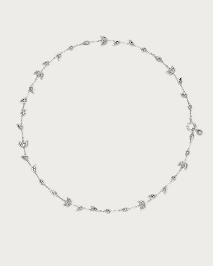 Petal Chain in Silver