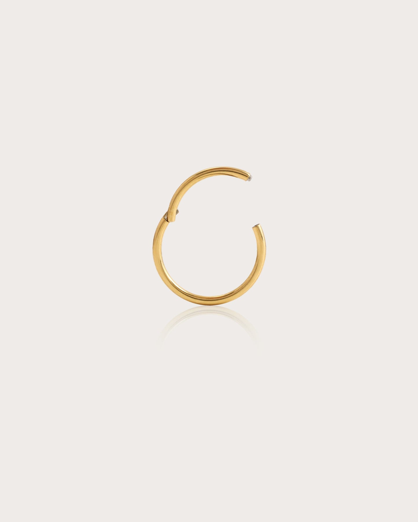 Single Mini Hoop Helix Earring in Gold
