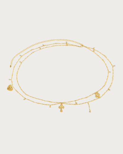 Sweet Girl Body Chain in Gold
