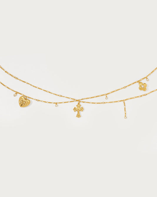Sweet Girl Body Chain in Gold