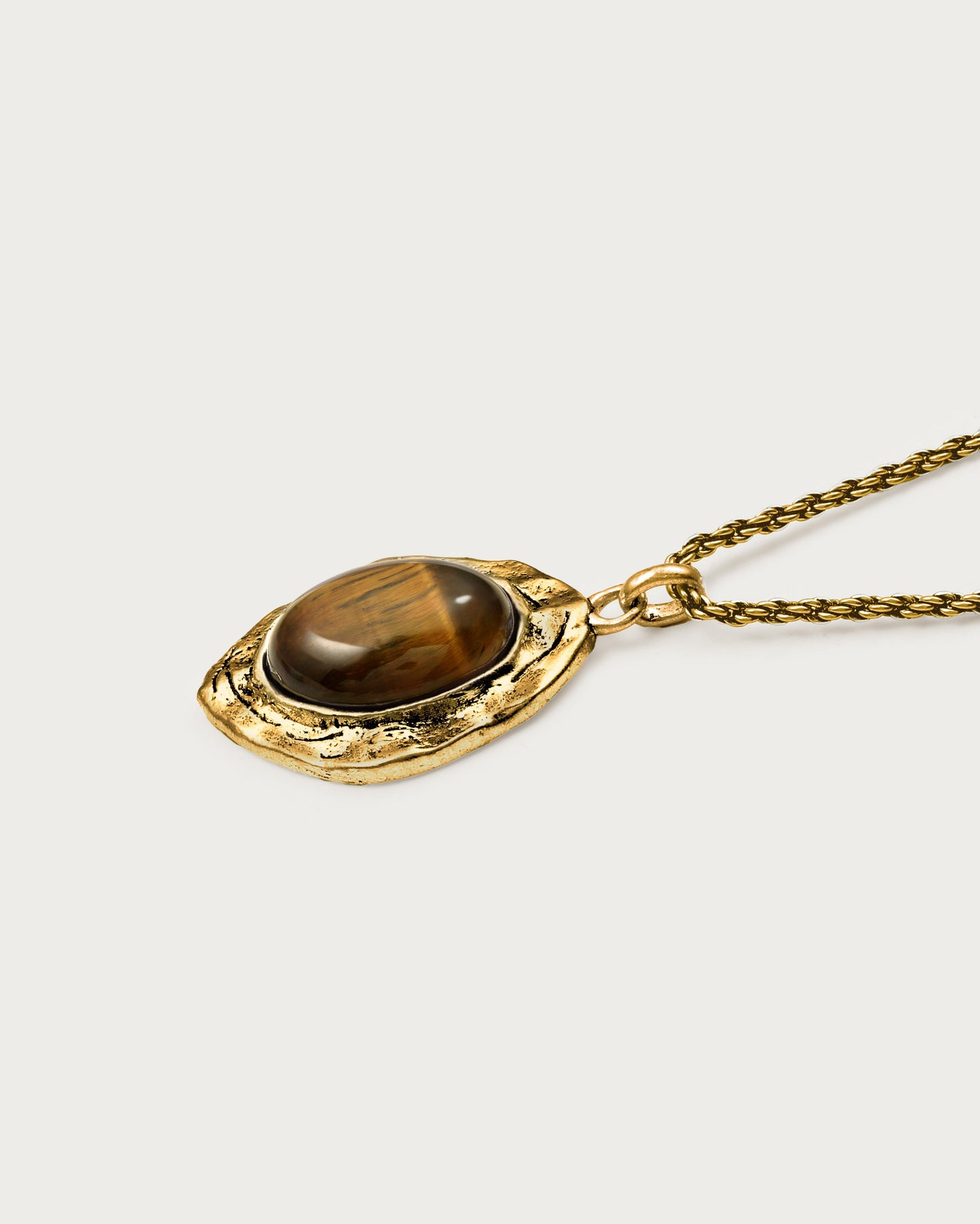Gold Tiger's Eye Savannah Long Necklace