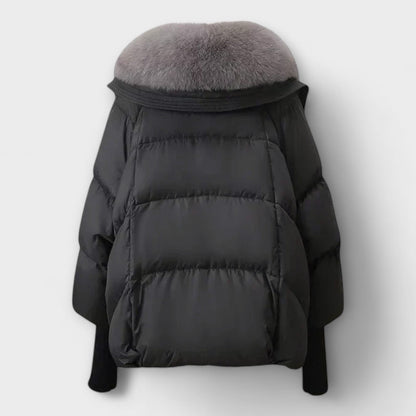 Lucyna - Elegant Coat with Fur