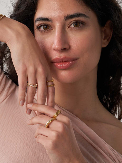 Isa Diamond Ring | 18k Gold