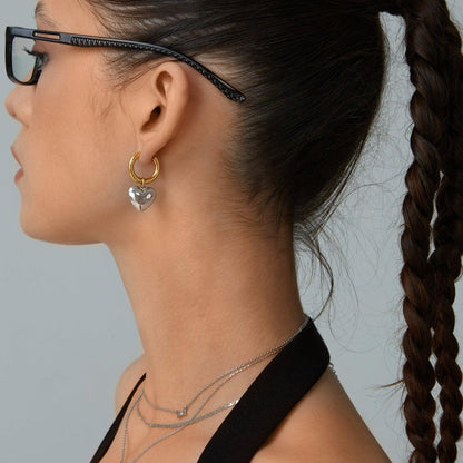 Audrey Heart Earrings