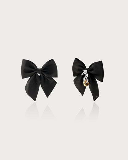 Polka Dot Bow Earrings