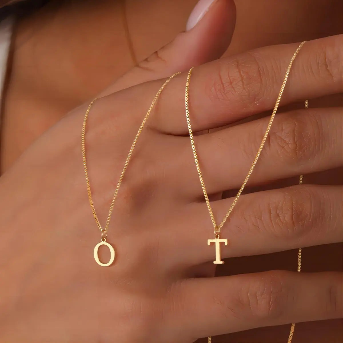 Initial Necklace | 18k Gold