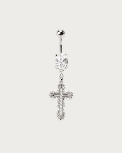 Everette Cross Belly Ring