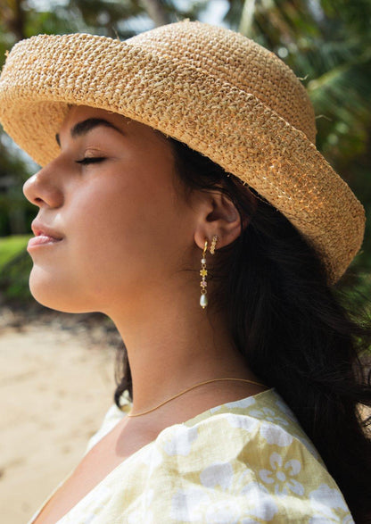Flower Drop Earrings