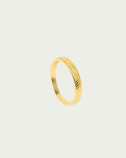 Gold Twill Ring