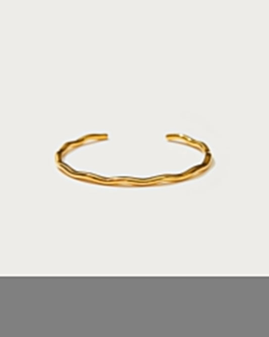 Golden Wave Bangle