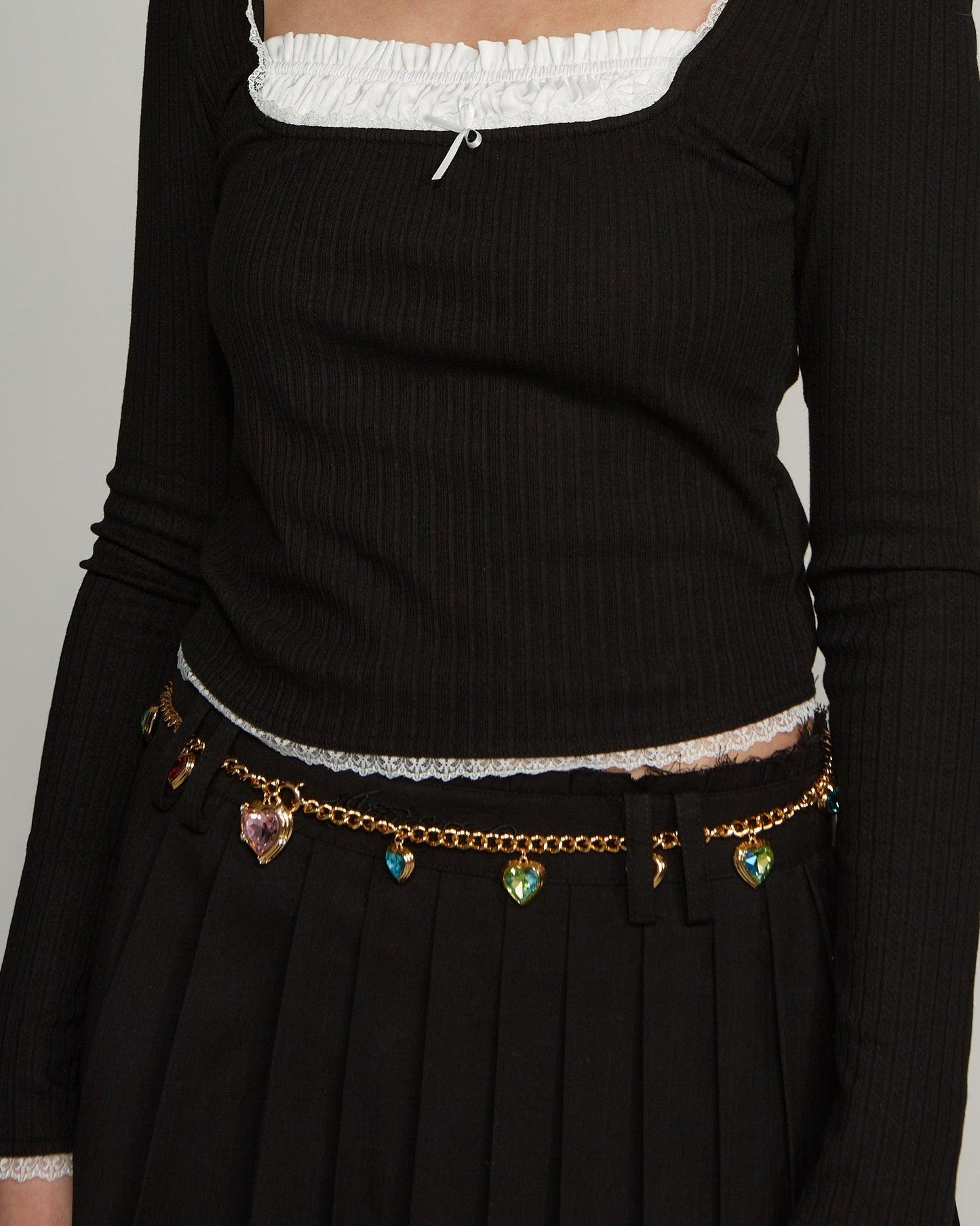 Heart Charm Waist Belt