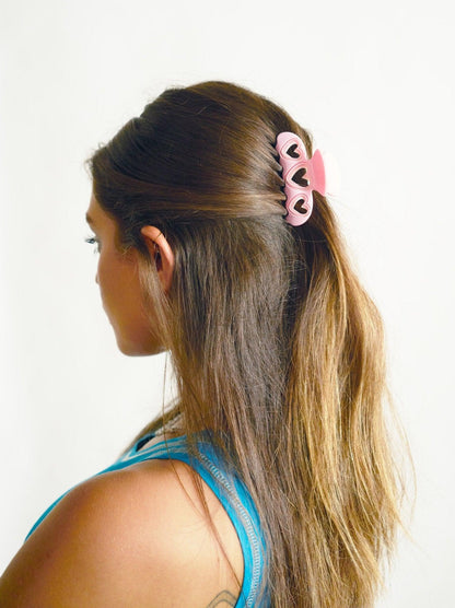 Hearts Hair Claw