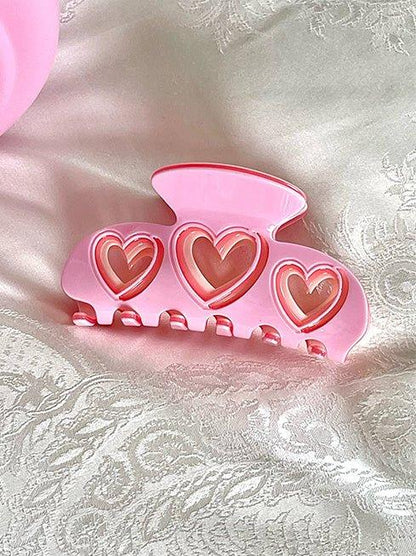 Hearts Hair Claw