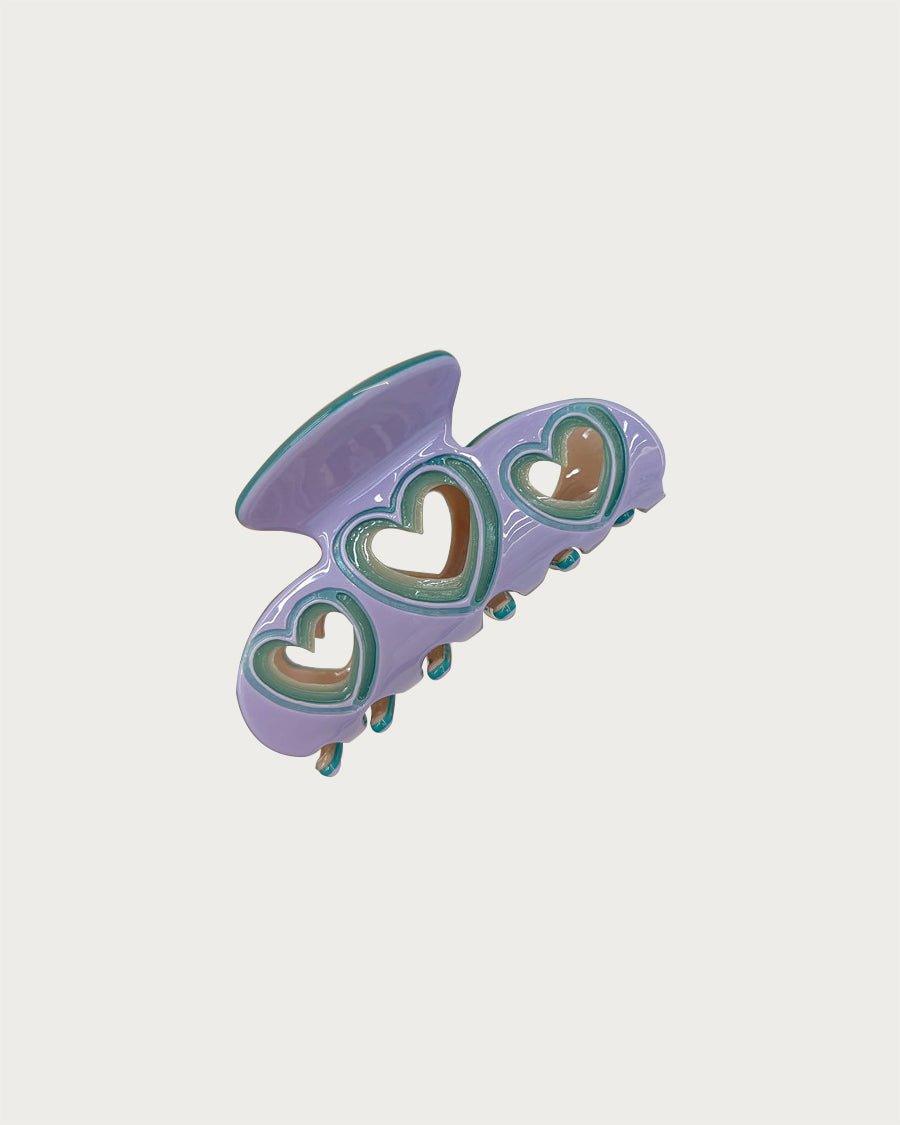 Hearts Hair Claw
