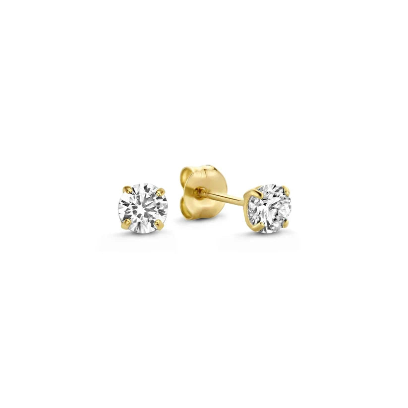 Diamond Pendant Earrings Set | 18k Gold