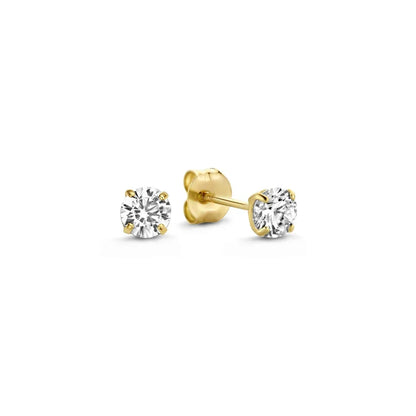 Diamond Pendant Earrings Set | 18k Gold