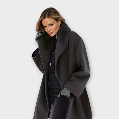 EVARA | Elegant Windproof Coat for Winter Chic
