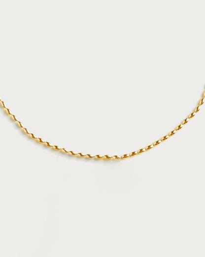 Mini Metal Beads Necklace in Gold