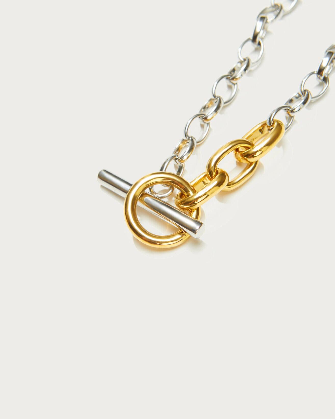 Mixed Metal Chain Bracelet