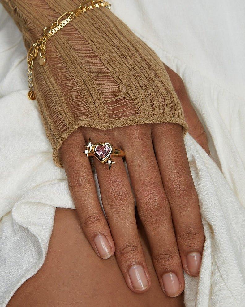 Pink Supremacy Ring in Gold