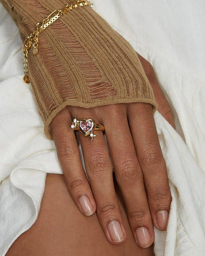 Pink Supremacy Ring in Gold