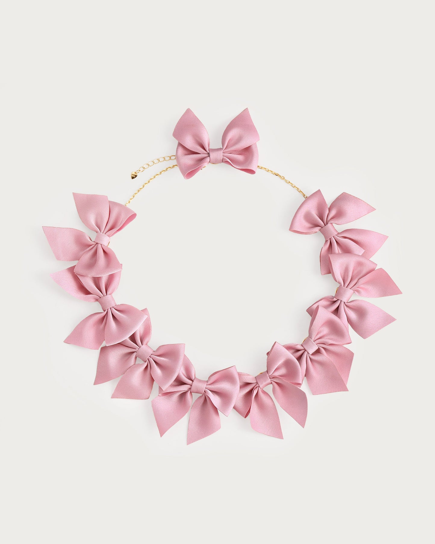 Pink Bow Necklace
