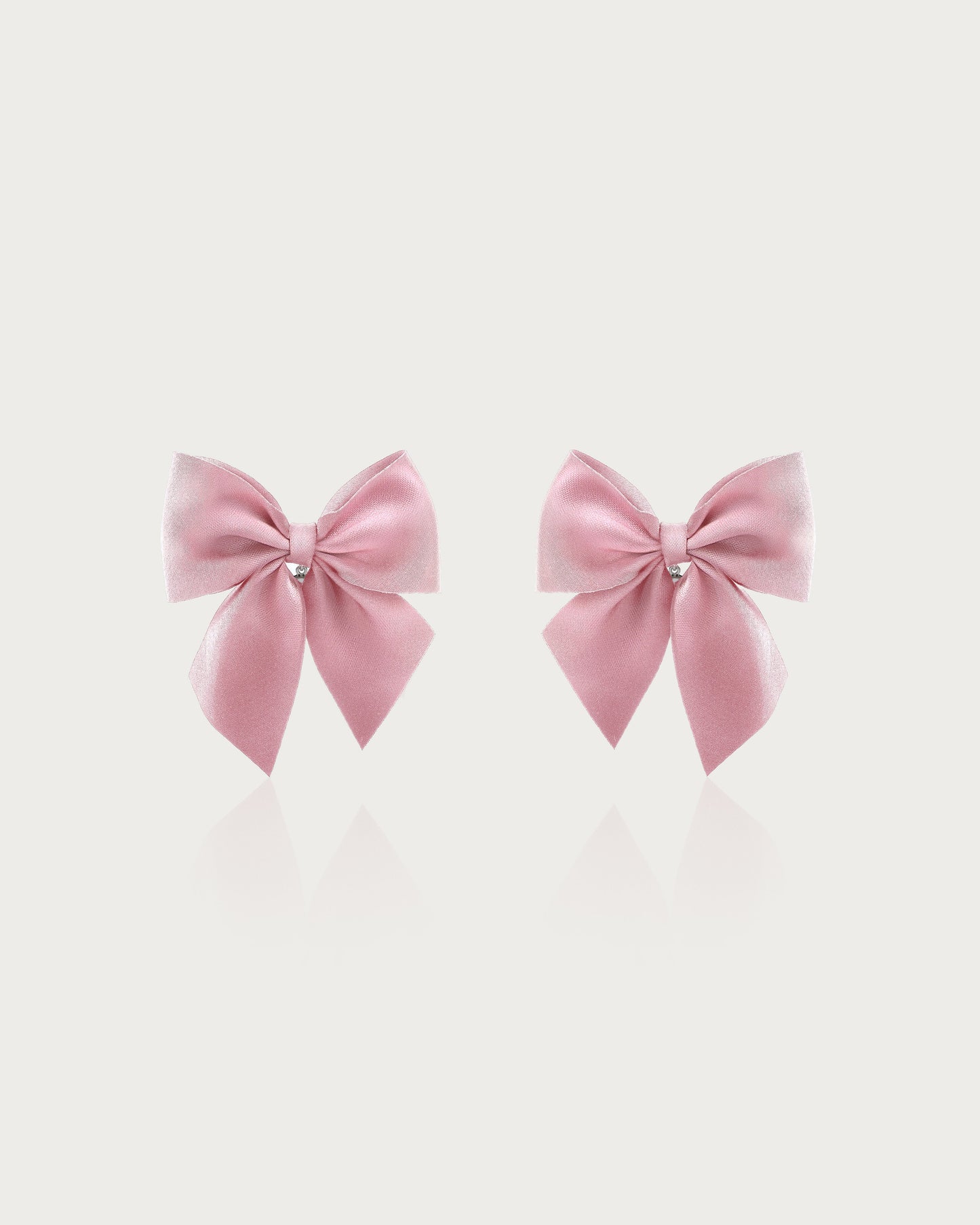 Pink Bow Earrings