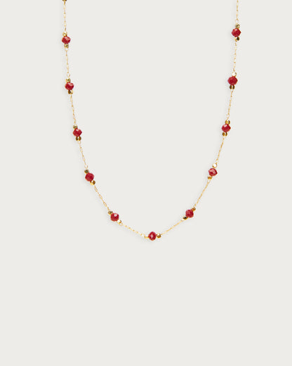 Red Beaded Necklace