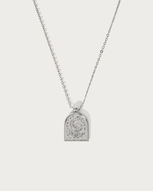 Snake Necklace in Silver