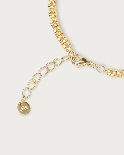 Emerald Tennis Bracelet in Gold