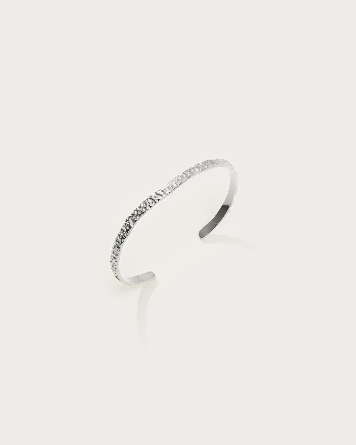 Silver Textured Bangle