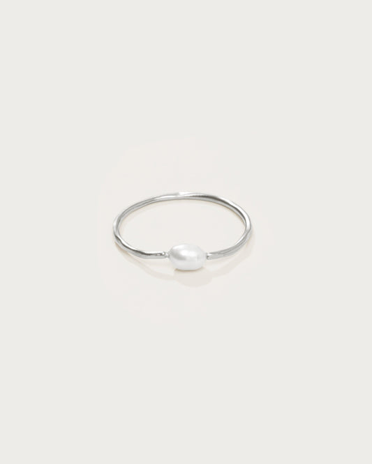 Thalassa Pearl Ring in Silver