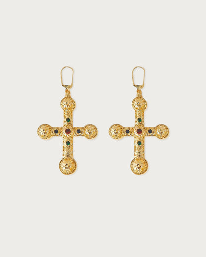 XL Cross Earrings