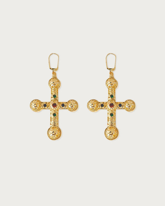 XL Cross Earrings